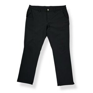 Alberto Golf Pants Men 38x28 Black 3xDry Cooler Performance Golf Germany Regular